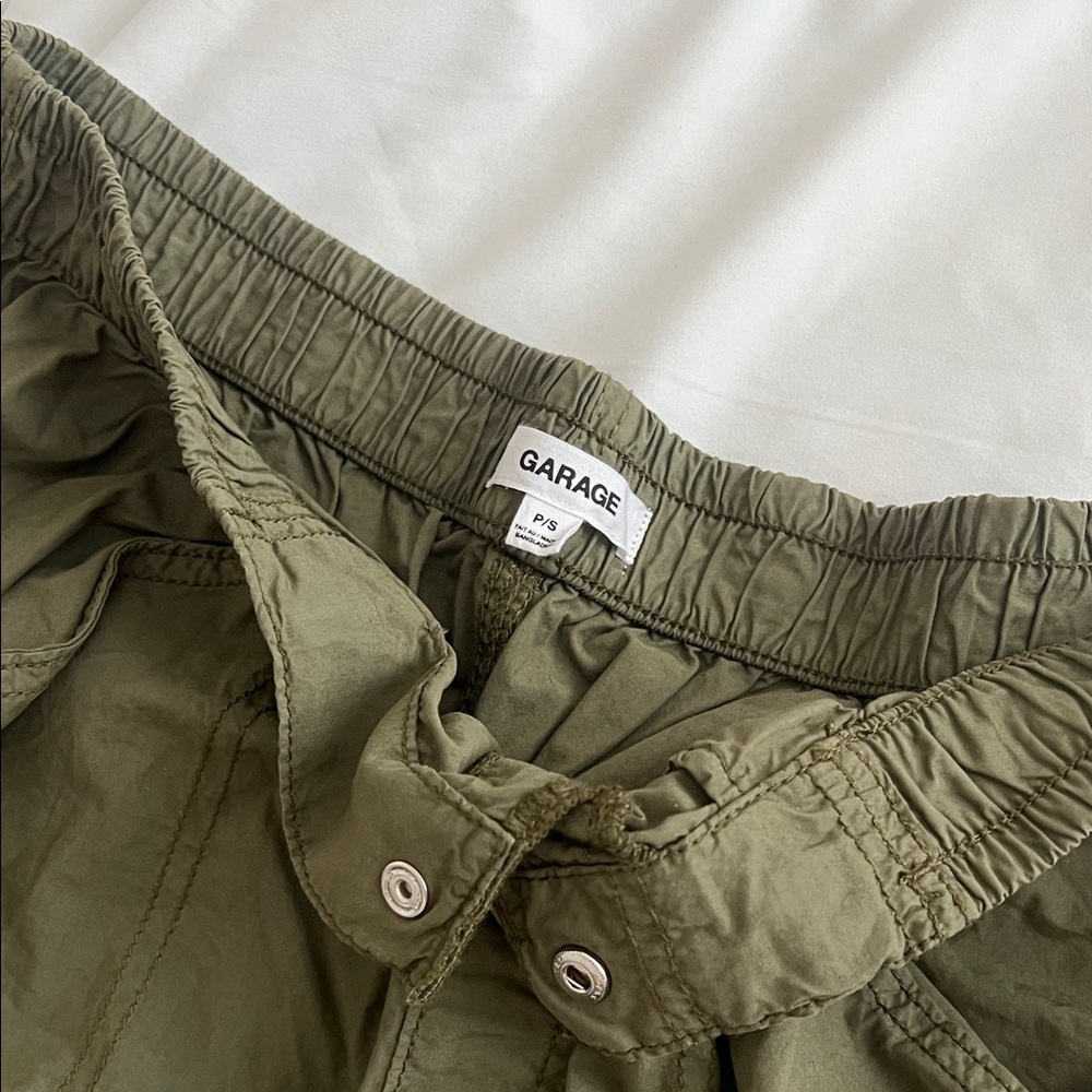 Garage Olive Cargo Joggers